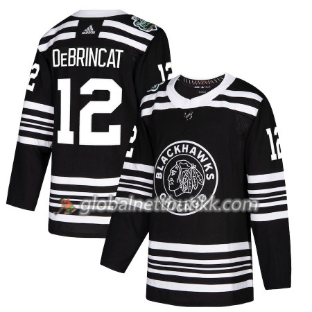 Chicago Blackhawks Hockeydrakt Alex DeBrincat 12 2019 Winter Classic Svart Adidas Authentic - Herre